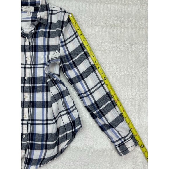 Lucky Brand Womens Plaid Shirt Small Long Sleeve Button Down Top - Picture 7 of 7